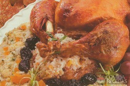Receitas de Peru Com Arroz Natalino
